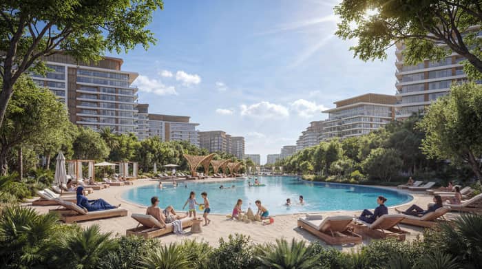 SOBHA Sanctuary beach lagoon
